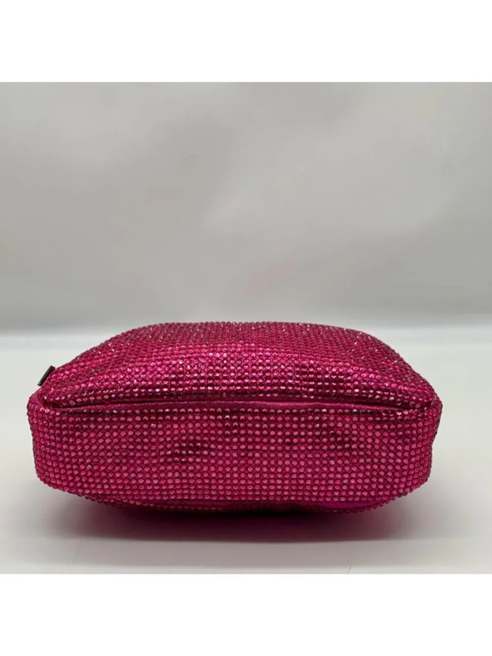 Pink Rhinestone-Embellished Waist Bag - Picture 5 of 10